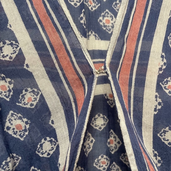 Free People Before Dawn Top in Sapphire Combo sz M - Picture 6 of 11